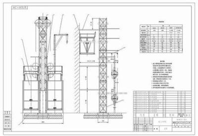 施工升降机图纸 桥式起重机图纸 塔式起重机图纸