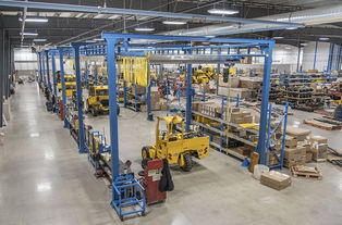 高博组合式自立起重机在制造业中的应用 简化物料搬运,推动起重机制造创新